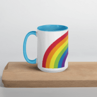 Rainbow Mug with Color Inside - 2 Sizes!