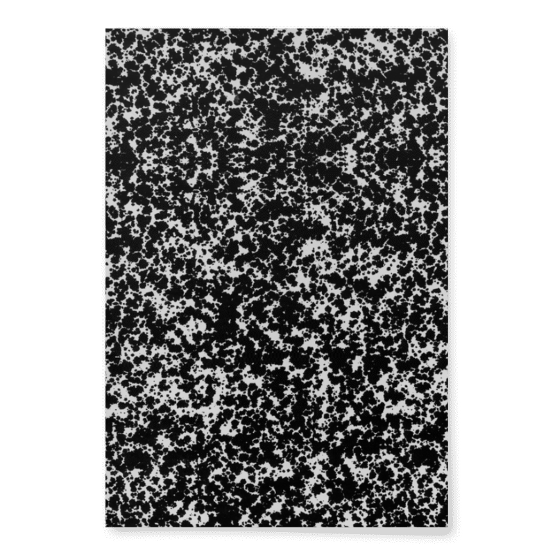 Composition Book Pattern Wrapping Paper Sheets