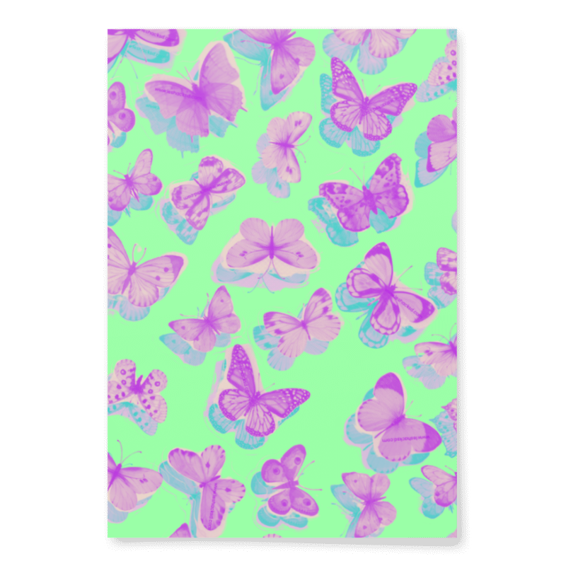 Butterfly Wrapping paper sheets