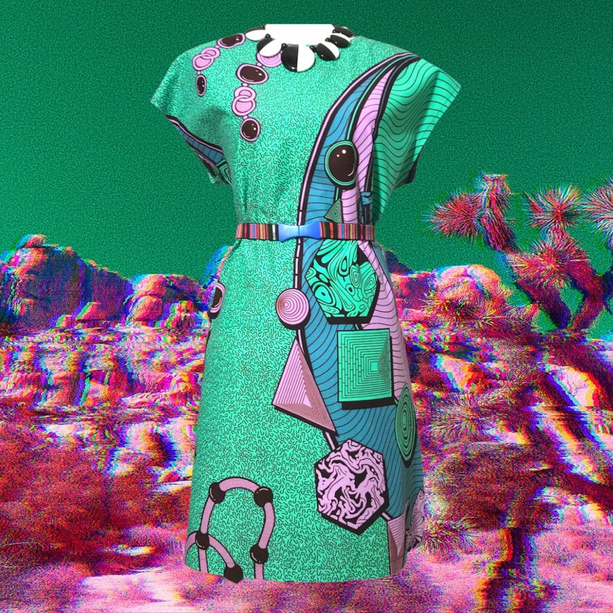 The Sunny Summer Sunday Dress - Gemstones