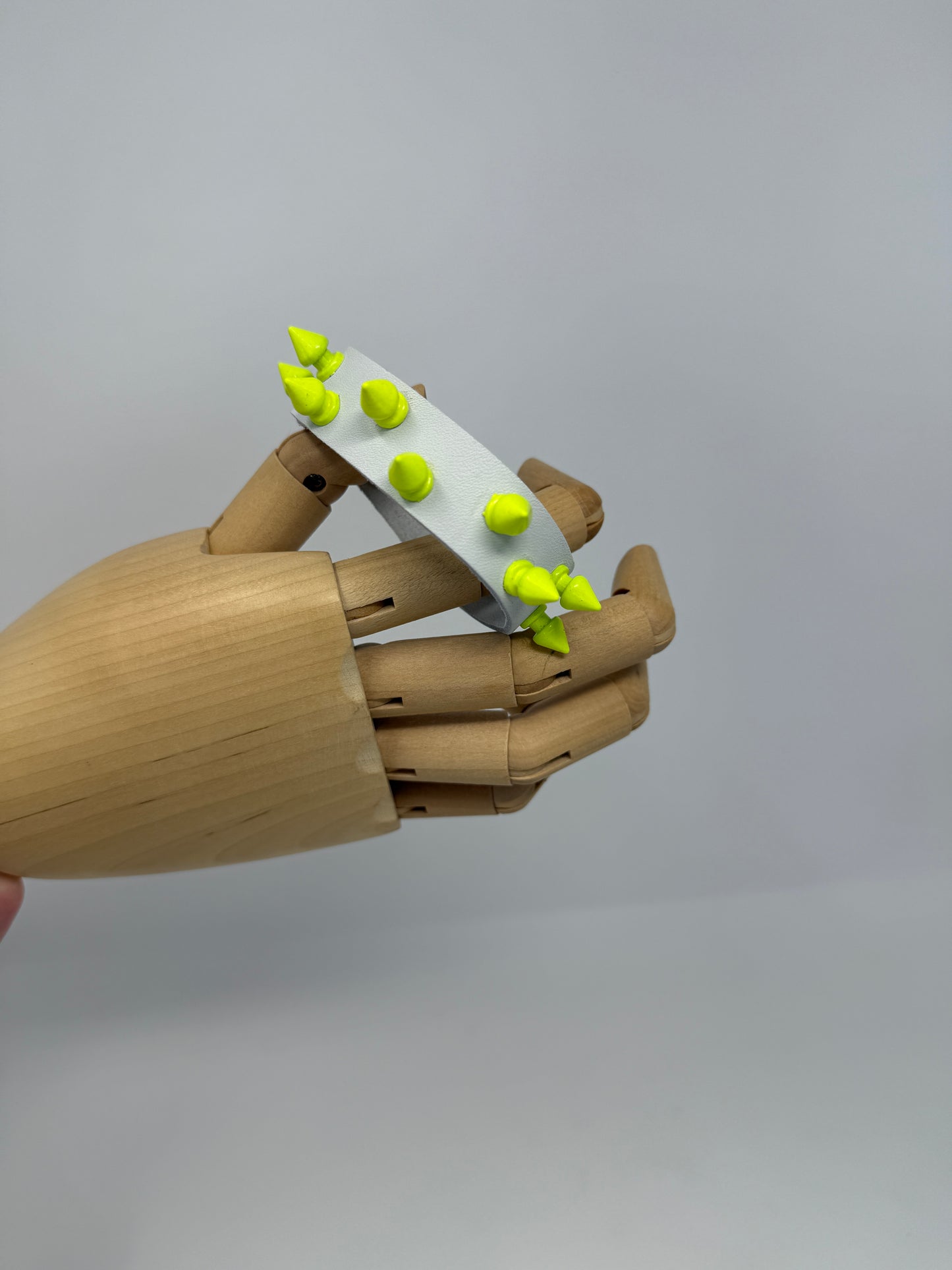 Spiky Leather Wristband