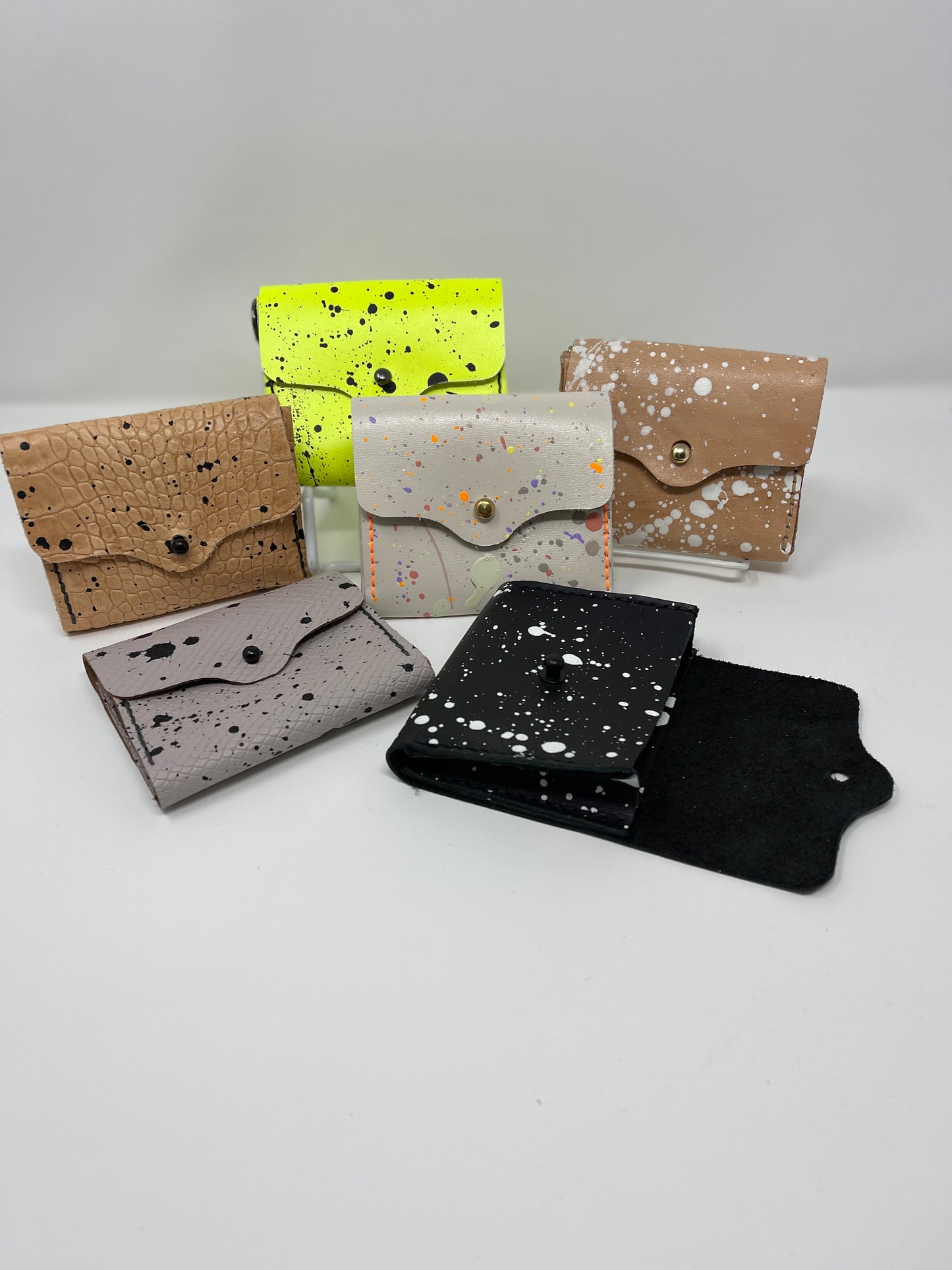 Hand Sewn Leather Mini Wallet