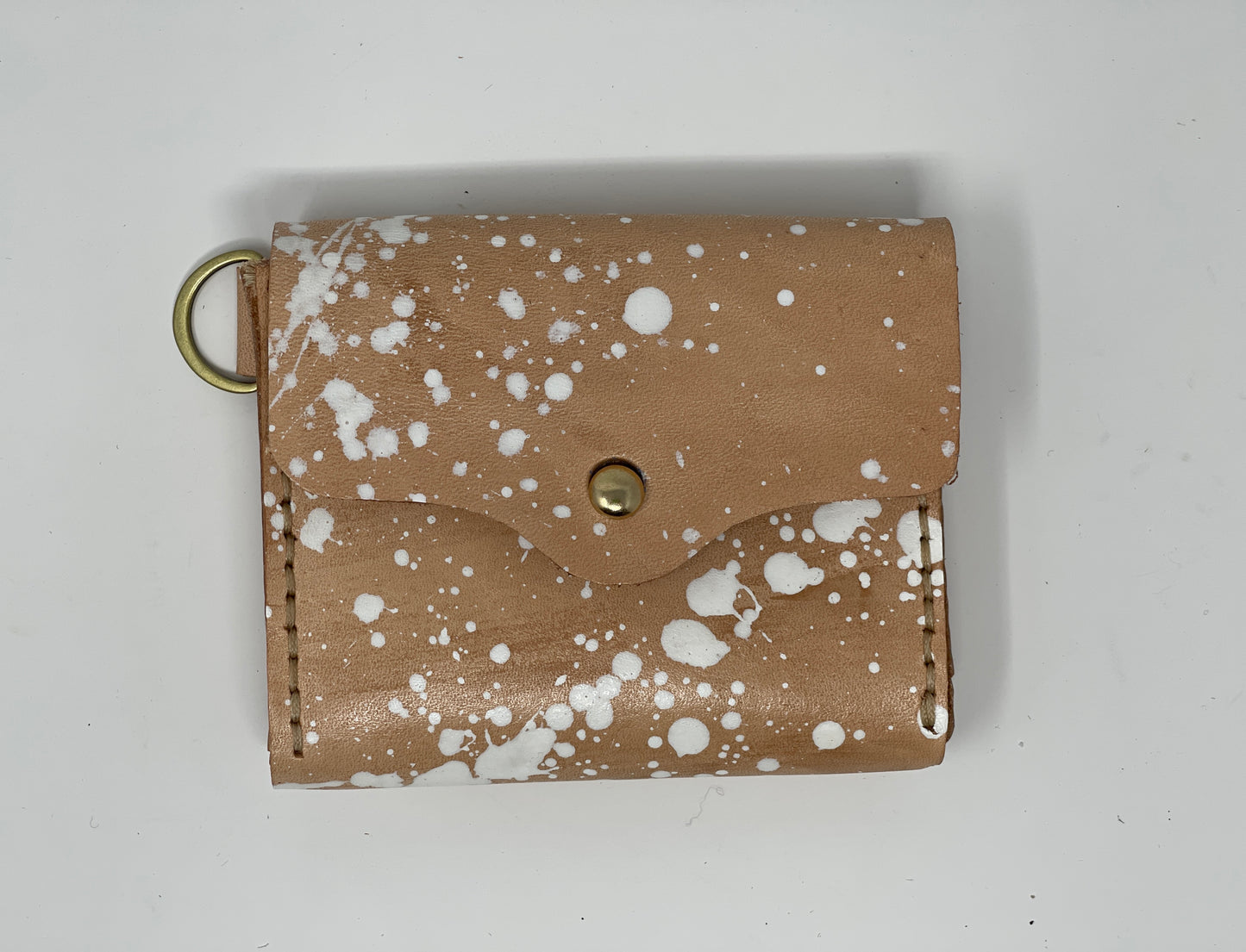 Hand Sewn Leather Mini Wallet