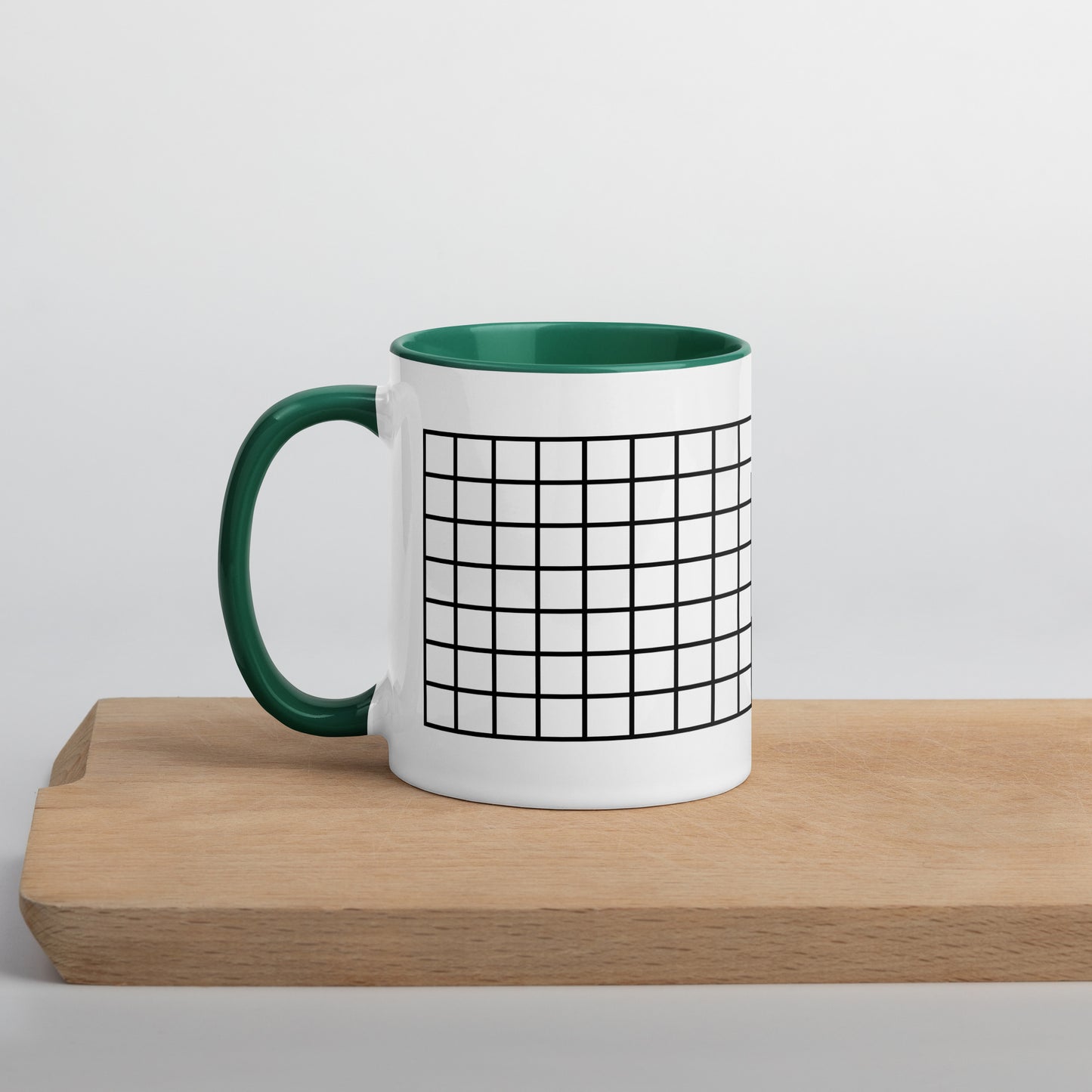 Grid Mug with Color Inside
