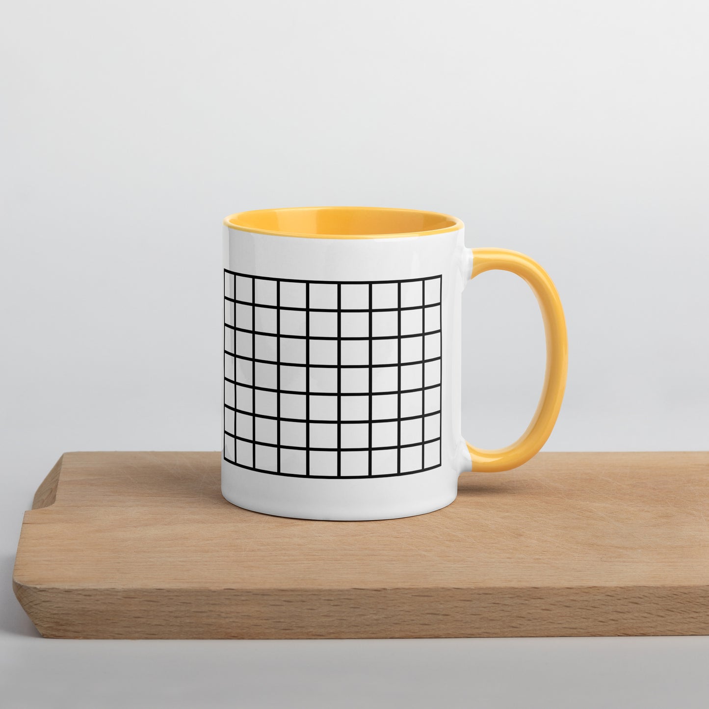 Grid Mug with Color Inside